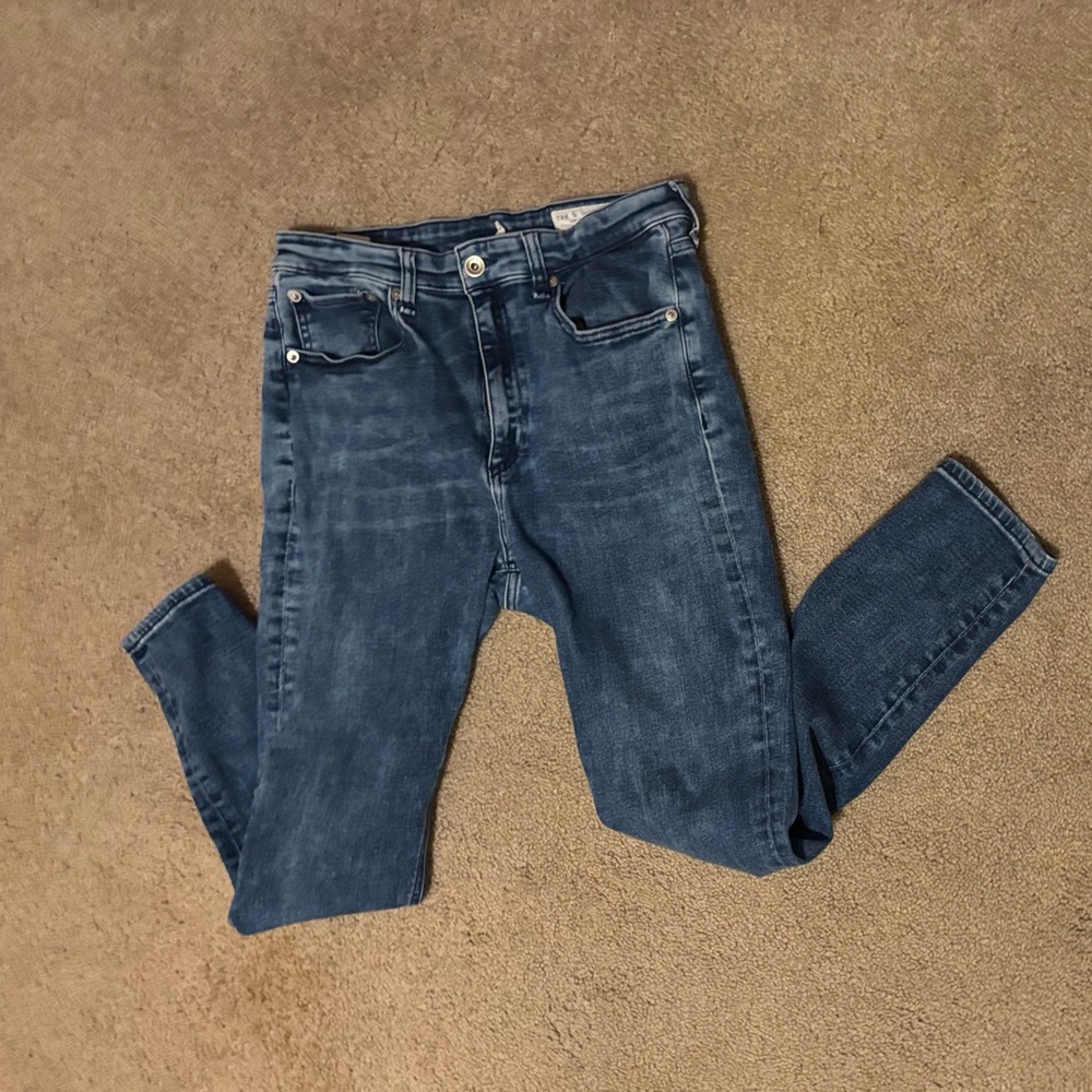 Rag & Bone Dark Blue Skinny Jeans
